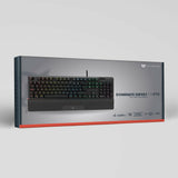 Balam Rush BR-936781 teclado Juego USB Negro, Tamaño completo (100%), Alámbrico, Interruptor mecánico