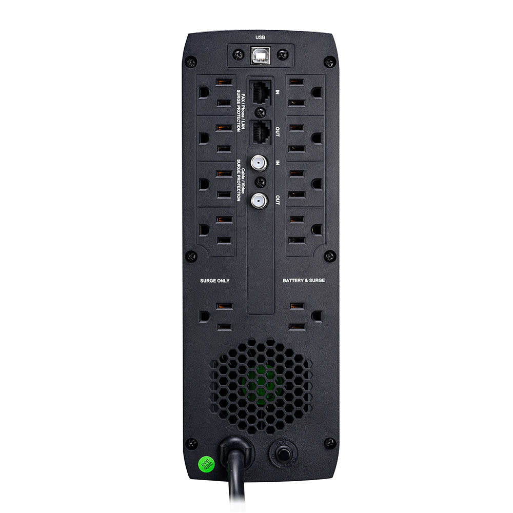 Smartbitt SBNB1800G sistema de alimentación ininterrumpida (UPS) Línea interactiva 1.8 kVA 900 W, Onda sinusoidal pura, 