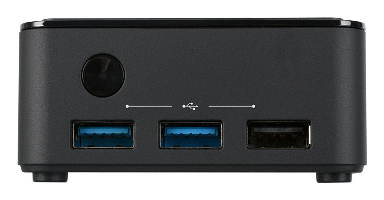ECS LIVA Q3H Intel® Celeron® N N5100 4 GB LPDDR4x-SDRAM 64 GB eMMC Windows 11 Pro Mini PC Negro