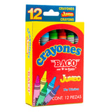 Crayon Baco Jumbo C/12 - Cy005 FullOffice.com