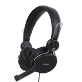 Diadema Vorago Alta Fidelidad 2x3.5mm Micrófono Retráctil Negro HS-201, Cable 1.5m