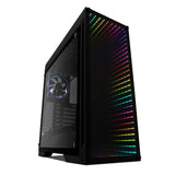 Gabinete Game Factor ATX Micro ATX Cristal Templado RGB 4 Ventiladores 150mm