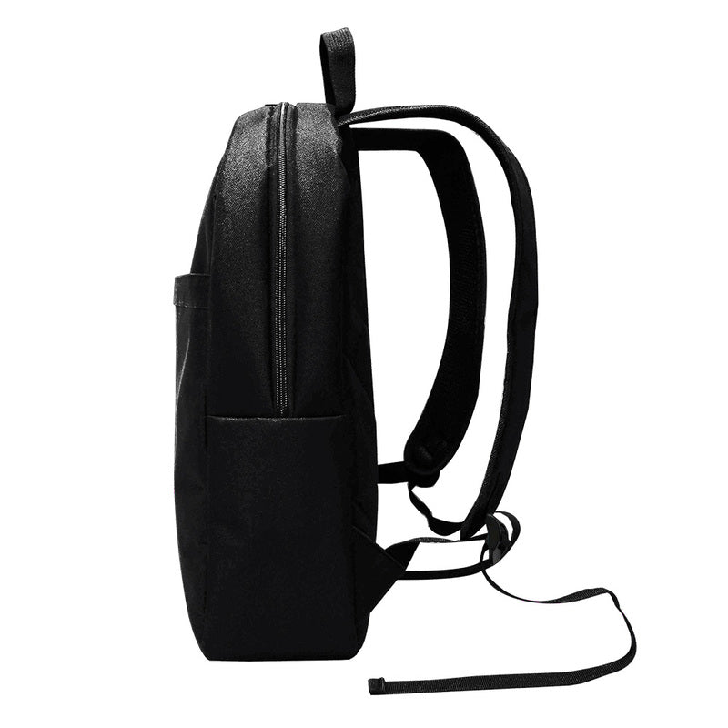 Mochila VORAGO Resistente Laptop 15.6" Poliéster Negro, Compartimento Acolchado, Bolsillo Exterior