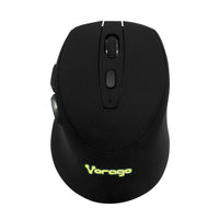 Mouse Vorago MO-306 Inalámbrico Iluminado 2400 DPI Recargable Negro