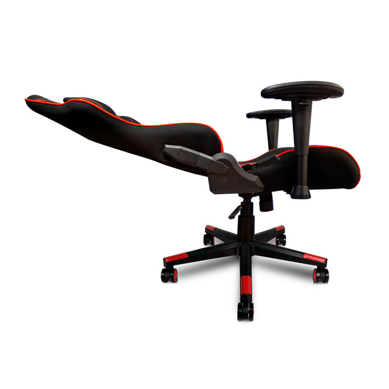 Silla Vorago Reclinable 2D Negro/Rojo, Reposabrazos Ajustables, Respaldo Reclinable