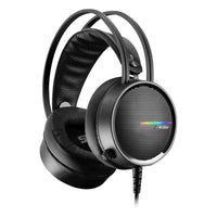 Vorago HS-502 auricular y casco Auriculares Alámbrico Banda para cuello Juego Negro