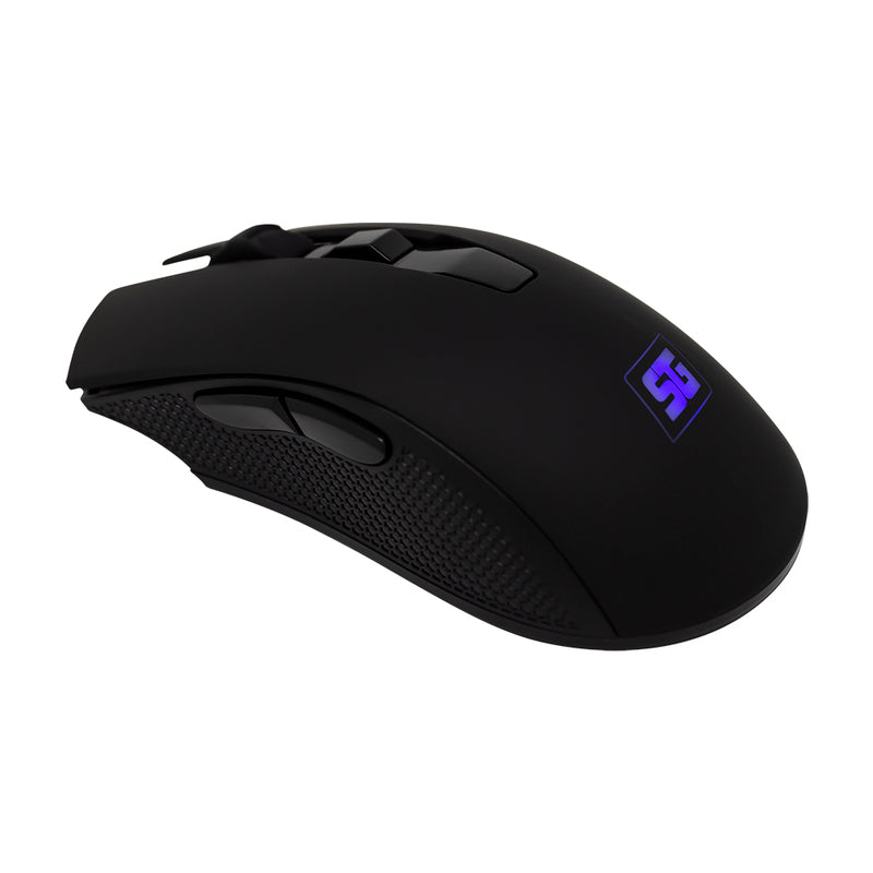 Mouse Vorago Start the Game Wireless Pixart3212 2400 DPI 6 Btn MO-600 Recargable LED RGB