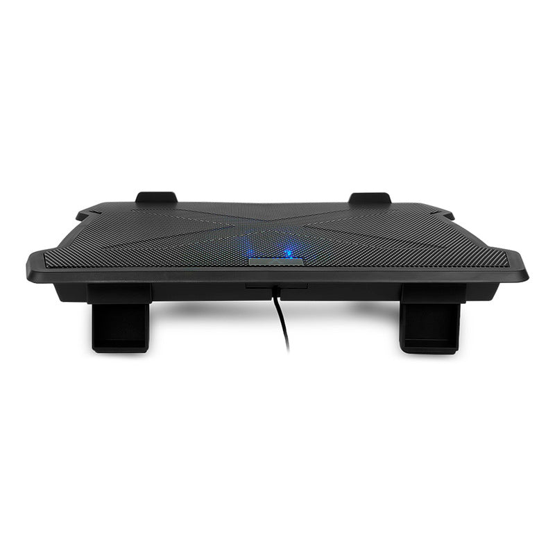 Base Enfriadora VORAGO Laptop 15.6" 1 Ventilador 125mm LED Azul CP-103, USB 3.0, Dimensiones Compactas