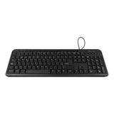 Teclado Vorago Alámbrico 120 Teclas Multimedia USB Español KB-204, Resistente Agua