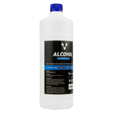 Alcohol Isopropílico Vorago 1Lt, Rápida Evaporación, Limpieza Profesional