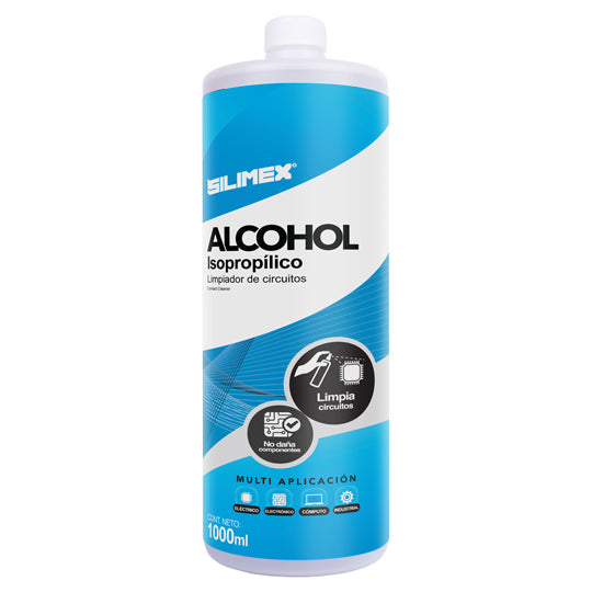 LIMPIEZA ALCOHOL ISOPROPILICO SILIMEX 1LT 750300219650