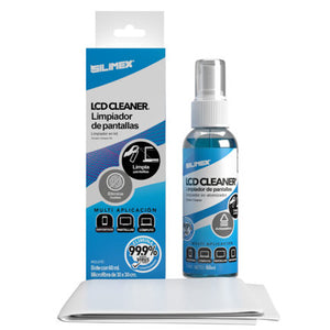 Silimex Kit Lcd Cleaner 60 ml. LCD/LED/Plasma, LCD/TFT/Plasma Kit de limpieza para equipos