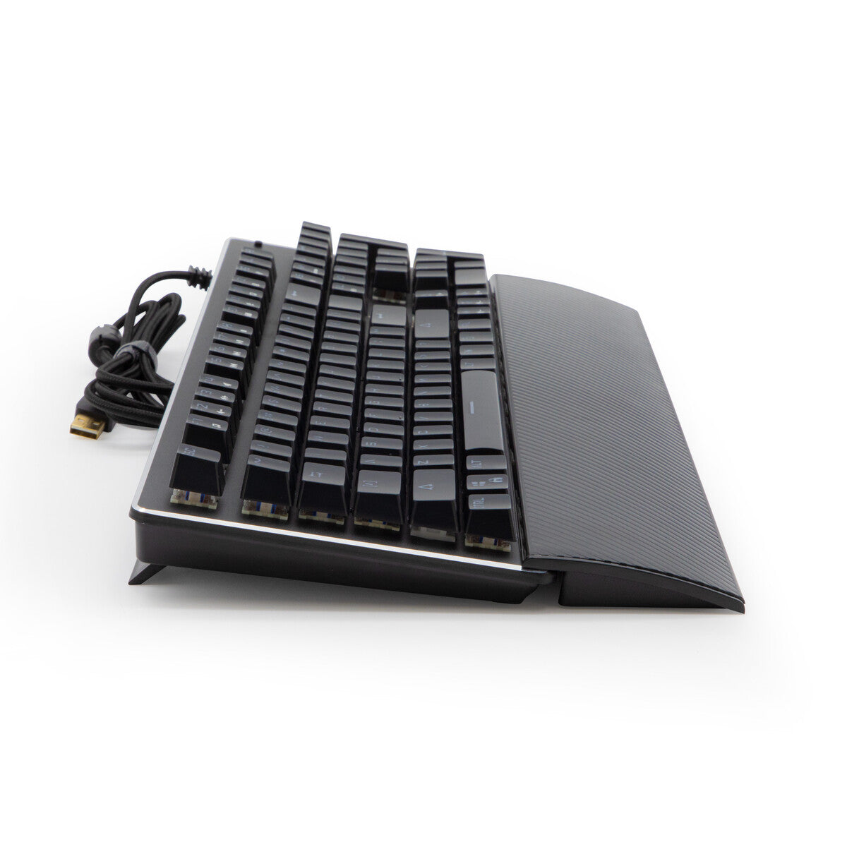 Teclado Gamer YEYIAN YAT1801 Flare SER2000 Mec Switch Azul, Iluminación RGB, Anti-ghosting, Reposamuñecas