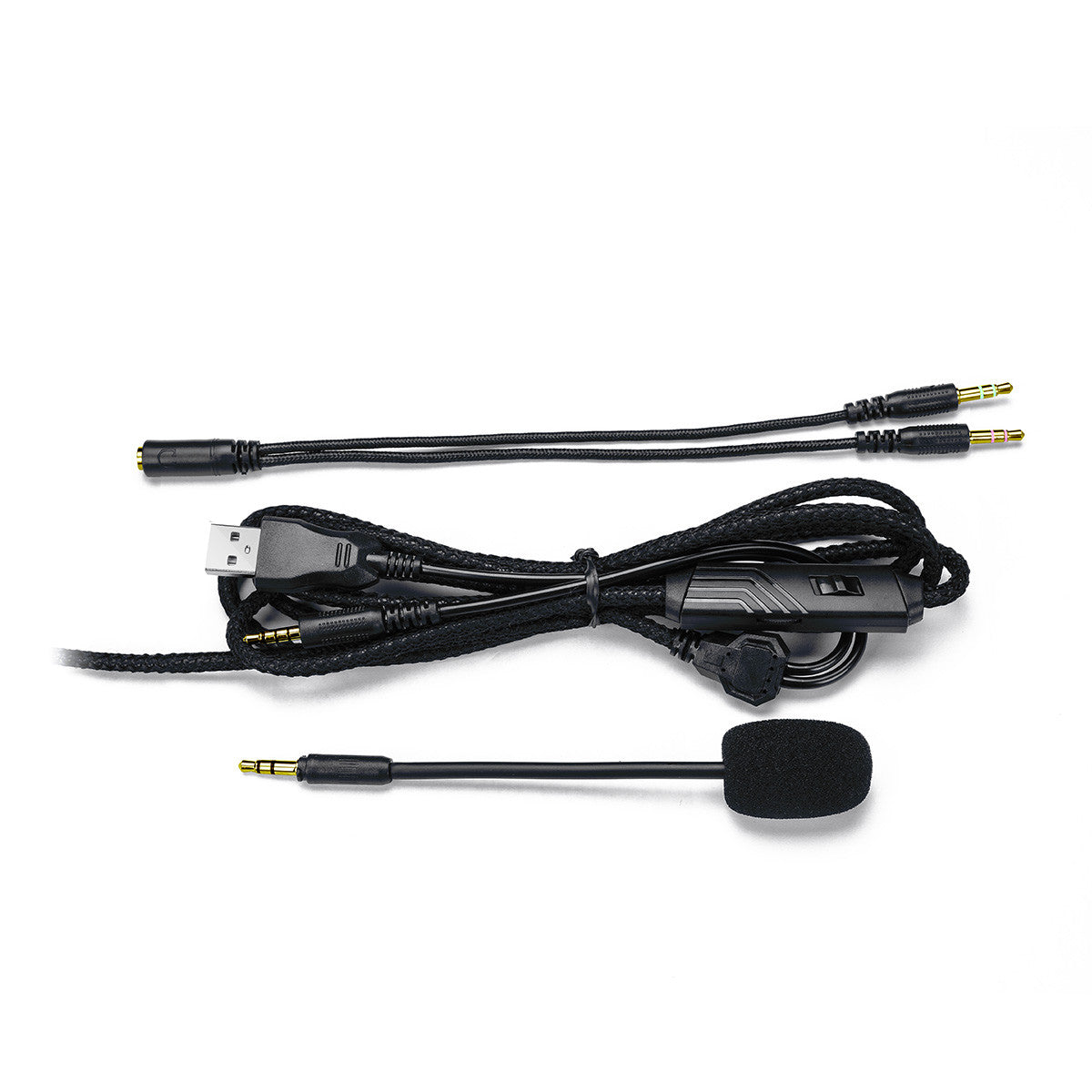 Diadema Gamer Yeyian YDG-33405 Proud Serie 3500 RGB/3.5mm/Negro, Sonido Envolvente 7.1, Micrófono Retráctil