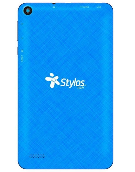 Tablet Stylos Taris Quad Core 16GB RAM 1GB 7" Azul STTA116A, Android 10, Pantalla IPS