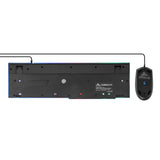 Kit Phoenix Yeyian YKP-20705 Gamer RGB Mouse/Teclado Alámbrico, Retroiluminación LED, 7 Botones
