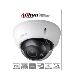 Cámara Domo Dahua HDCVI 1080P 2.7-13.5mm IR 30mts IP67 Zoom Variable