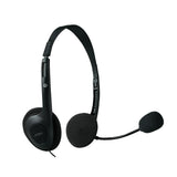 Diadema Acteck Basic Hi-Fi con Micrófono AM-370 Negro, Cable 1.5m, Conector 3.5mm, Acolchada