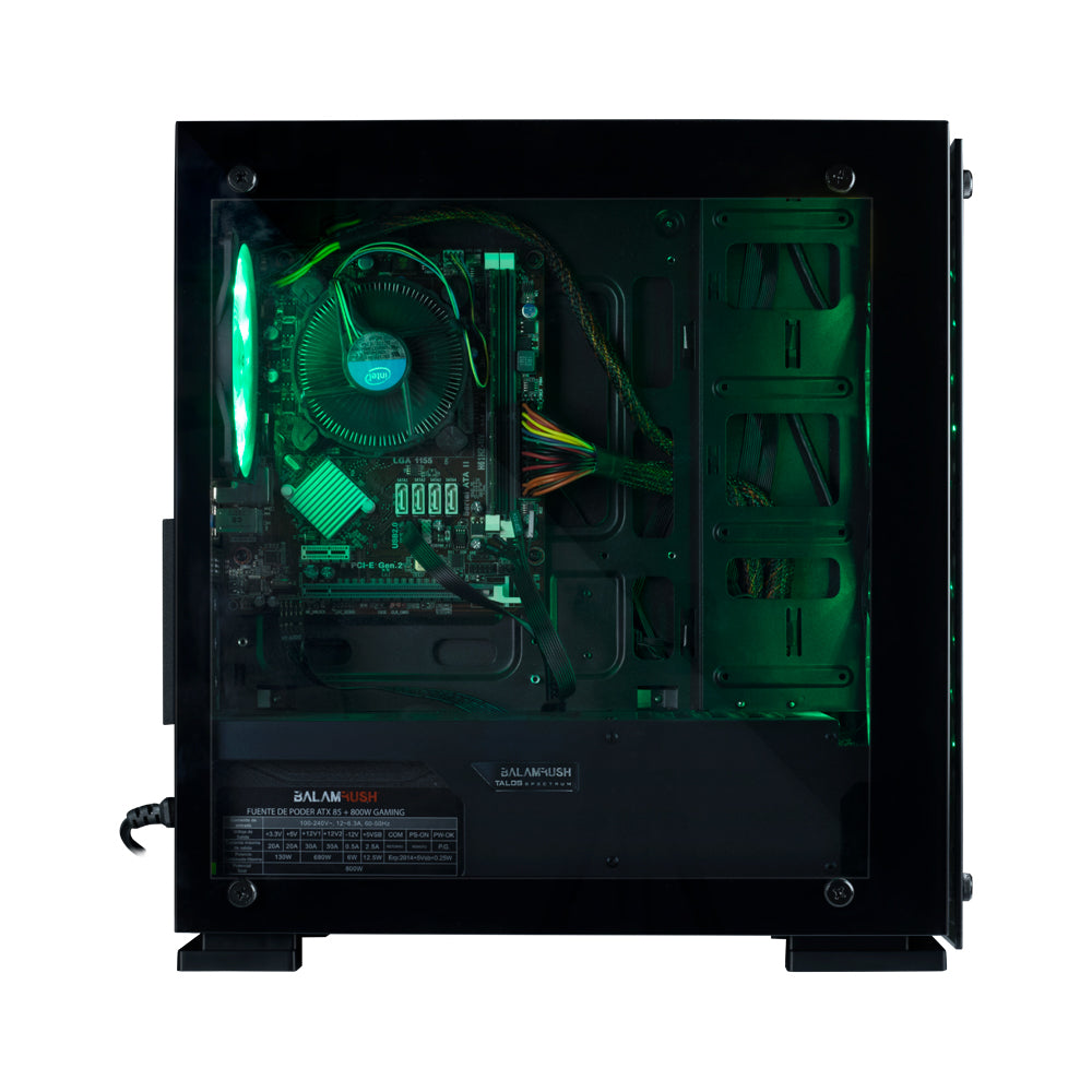 Gabinete Acteck Micro ATX/Mini ITX Talos Spectrum Balam Rush, 2 Ventiladores, USB 3.0, 350mm de Longitud