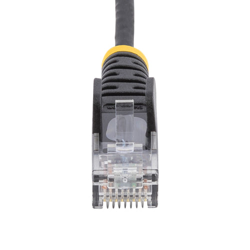 StarTech.com Cable Cat6 de 2m - Delgado - con Conectores RJ45 sin Enganches - Negro Cables de red 2 m Cat6 Halógeno