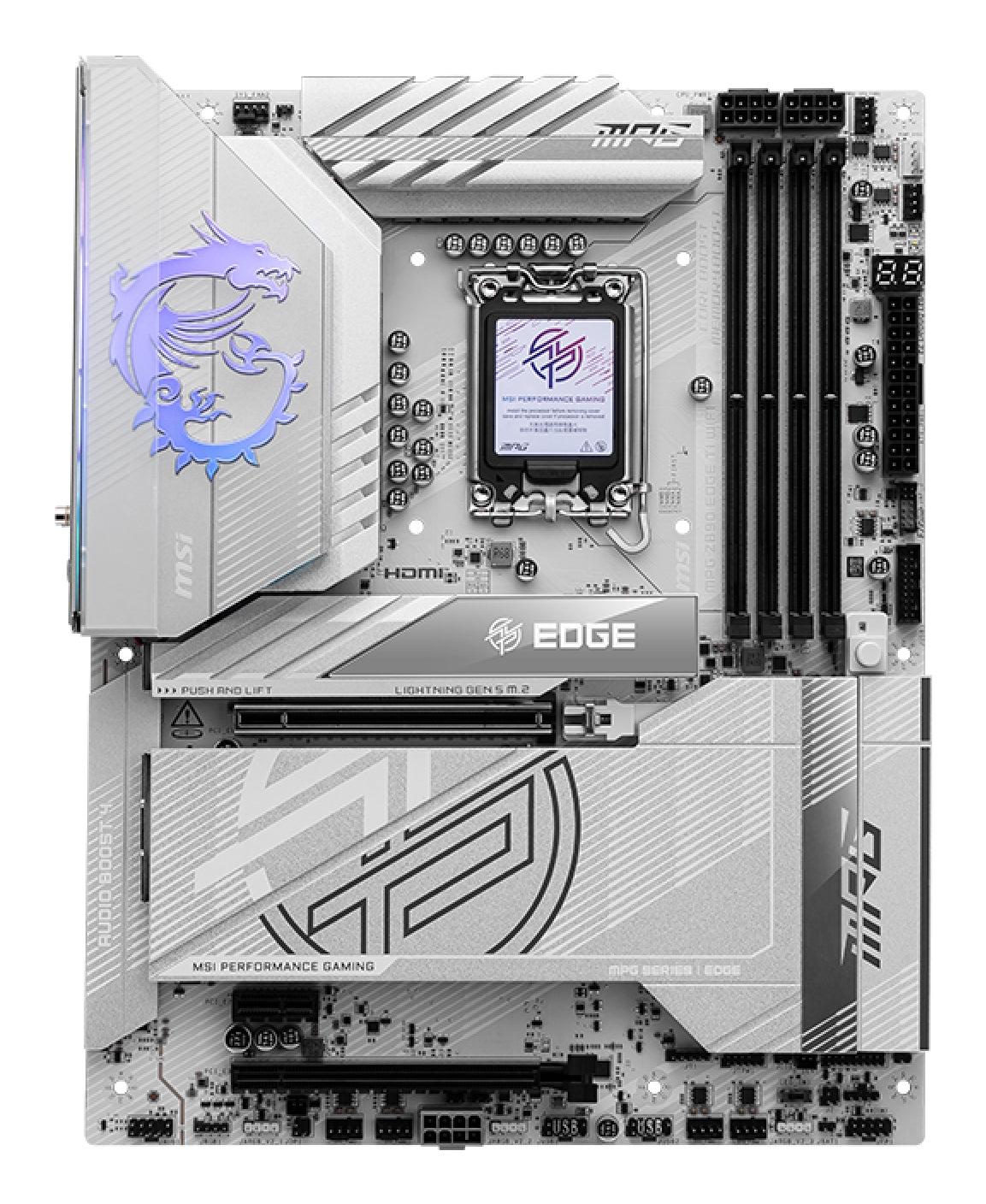 MSI MPG Z890 EDGE TI WIFI placas base Intel LGA 1851 (Socket V1) Intel Core Ultra (Series 2) LGA 1851