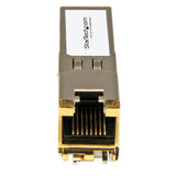 StarTech.com Módulo Transceptor SFP Compatible con el Modelo E1MG-TX de Brocade - 1000BASE-T - SFP a RJ45 Cat6 / Cat5e -
