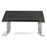 StarTech.com Base Soporte Ajustable para Ordenador Portátil - de Servicio Pesado - con 3 Posiciones de Ajuste de Altura Laptop Soporte para ordenador portátil Negro, Plata Aluminio, Acero 43,2 cm (17")