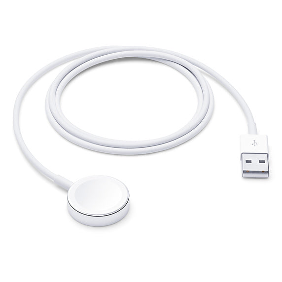 Apple MX2E2AM/A accesorio inteligente para llevar puesto Cable de carga Blanco, Reloj inteligente, Apple Watch