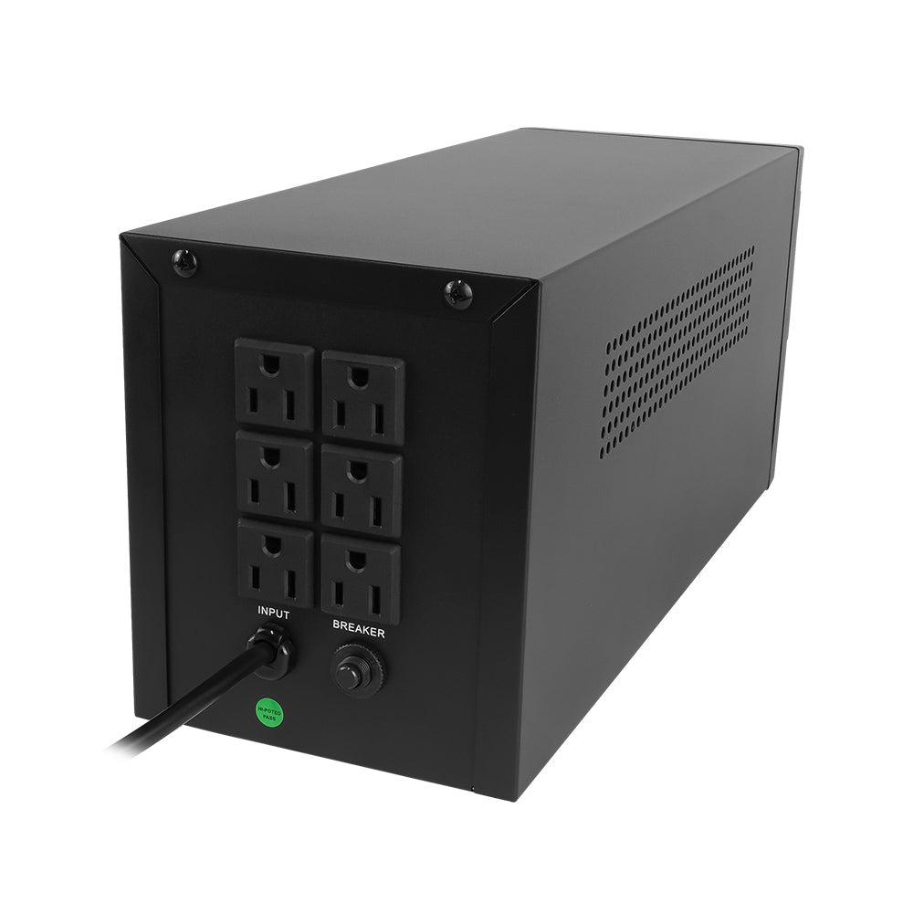 NO BREAK VORAGO UPS-500 1,500 VA 900W 20-25 MIN 6 CONTACTOS