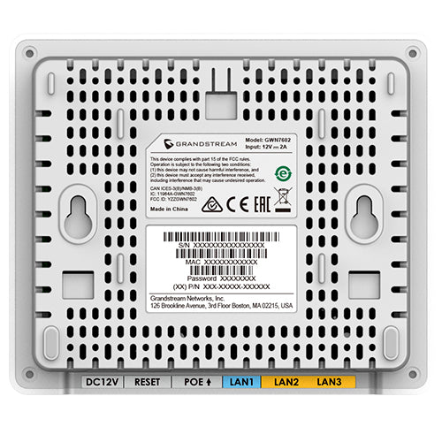 GWN7604, Punto de acceso Wi-Fi 6 con switch PoE integrado, configuración desde la nube gratuita o desde controlador.