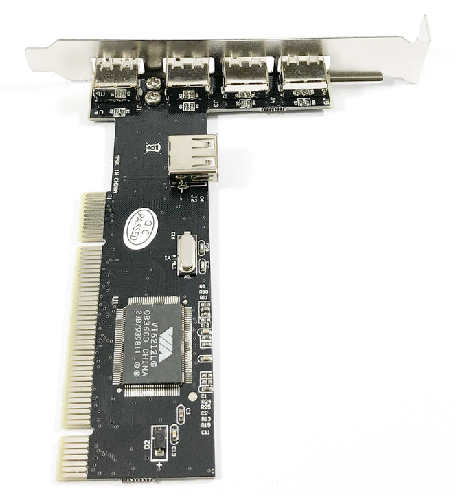 X-Media XM-UB2105 tarjeta o adaptador de interfaz Interno USB 2.0, PCI, Metálico