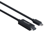 Manhattan Cable Mini DisplayPort a HDMI 1080p Cable Derecho Derecho Oro 1,8 m