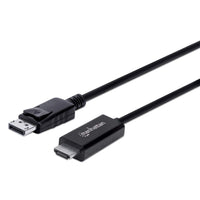 Manhattan Cable DisplayPort a HDMI 4k@60Hz Adaptadores de cable de vídeo 3 m DisplayPort HDMI