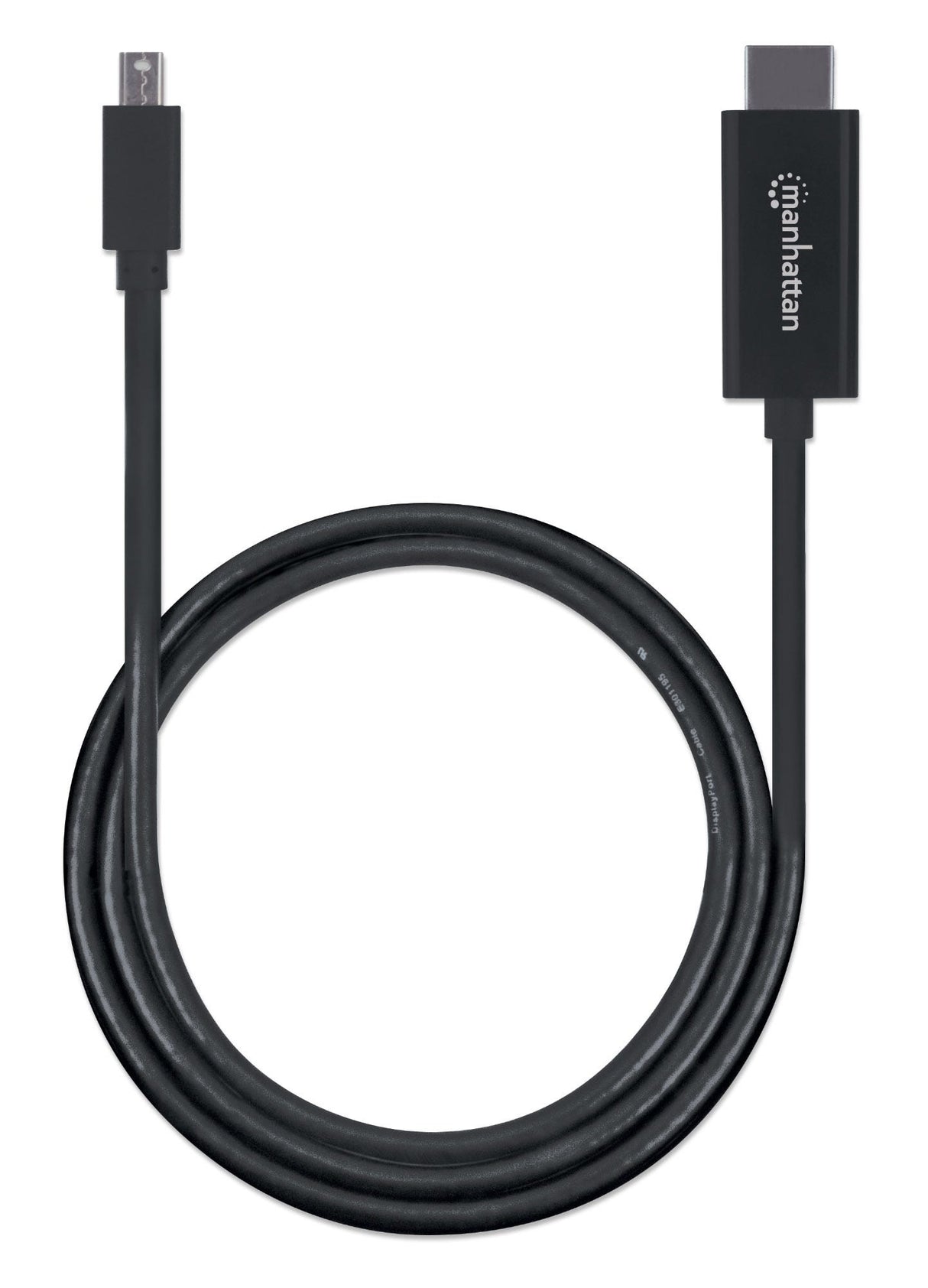 Manhattan Cable Mini Display Port a HDMI 4K 1 Mt, 60 Hz, Negro