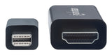 Manhattan Cable Mini DisplayPort a HDMI 1080p Cable Derecho Derecho Oro 1,8 m