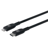 Manhattan Cable USB-C a Lightning® para carga y sincronización Cable 0,5 m USB C Lightning Macho