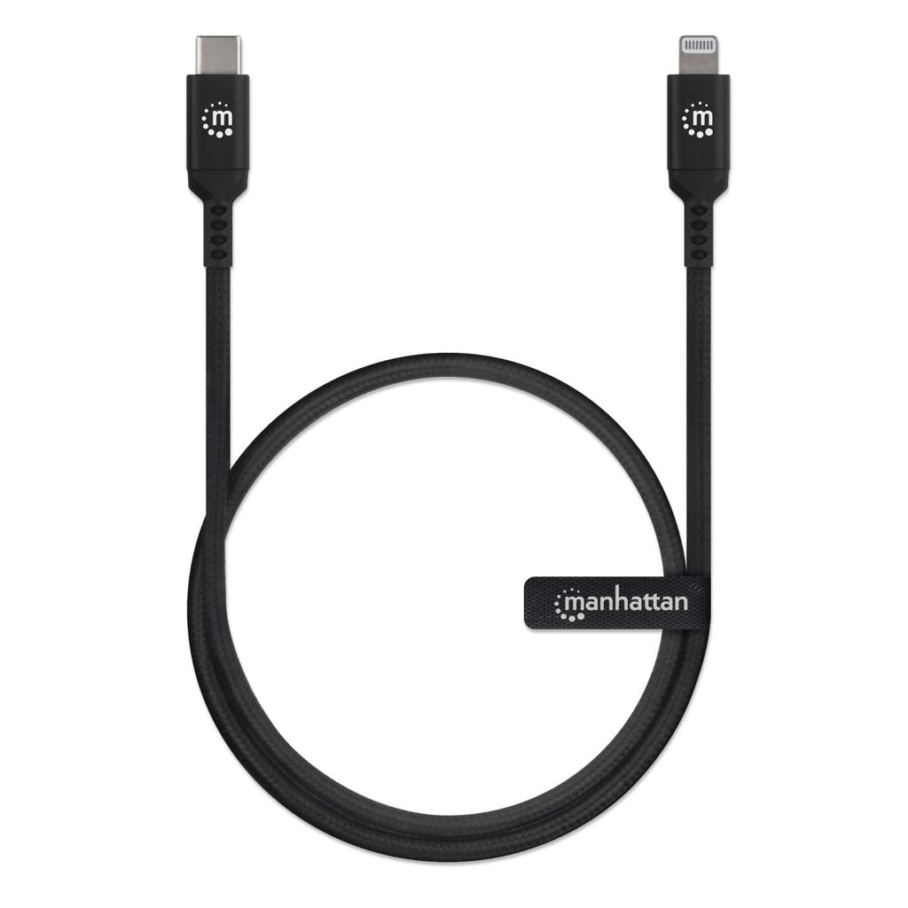 Manhattan Cable USB-C a Lightning® para carga y sincronización Cable 0,5 m USB C Lightning Macho