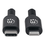 Manhattan Cable USB-C a Lightning® para carga y sincronización Cable 0,5 m USB C Lightning Macho