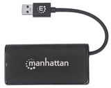 Manhattan 164887 hubs de interfaz USB 3.2 Gen 1 (3.1 Gen 1) Type-A 2 2 4