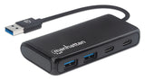 Manhattan 164887 hubs de interfaz USB 3.2 Gen 1 (3.1 Gen 1) Type-A 2 2 4