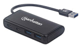 Manhattan 164887 hubs de interfaz USB 3.2 Gen 1 (3.1 Gen 1) Type-A 2 2 4