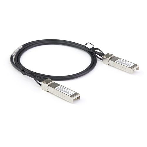 StarTech.com Cable de 1m Twinax SFP+ a SFP+ con Conexión Directa 10GbE- Compatible con DAC-SFP-10G-1M de Dell EMC - Cobr