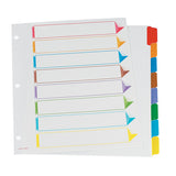 Esselte Omni-Dex, 8 Tabs lengüeta de índice 215,9 mm 279,4 mm 12 pieza(s)