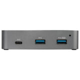 StarTech.com Hub USB-C de 3 Puertos con Puerto de Red Ethernet - USB 3.2 Gen 2 (10Gbps) - Alimentado - 2xUSB-A 1xUSB-C H