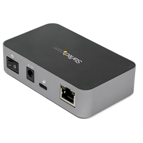 StarTech.com Hub USB-C de 3 Puertos con Puerto de Red Ethernet - USB 3.2 Gen 2 (10Gbps) - Alimentado - 2xUSB-A 1xUSB-C H