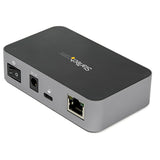 StarTech.com Hub USB-C de 3 Puertos con Puerto de Red Ethernet - USB 3.2 Gen 2 (10Gbps) - Alimentado - 2xUSB-A 1xUSB-C H
