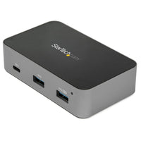 StarTech.com Hub USB-C de 3 Puertos con Puerto de Red Ethernet - USB 3.2 Gen 2 (10Gbps) - Alimentado - 2xUSB-A 1xUSB-C H
