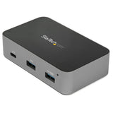 StarTech.com Hub USB-C de 3 Puertos con Puerto de Red Ethernet - USB 3.2 Gen 2 (10Gbps) - Alimentado - 2xUSB-A 1xUSB-C H