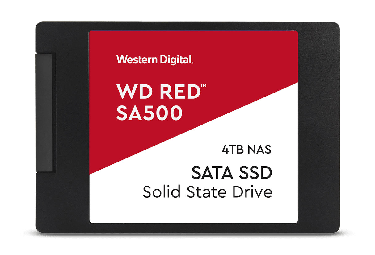 SSD Interno Western Digital Red SA500 4TB 2.5" 7mm SATA lll Lect 560/530 MBs para NAS