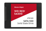 SSD Interno Western Digital Red SA500 4TB 2.5" 7mm SATA lll Lect 560/530 MBs para NAS